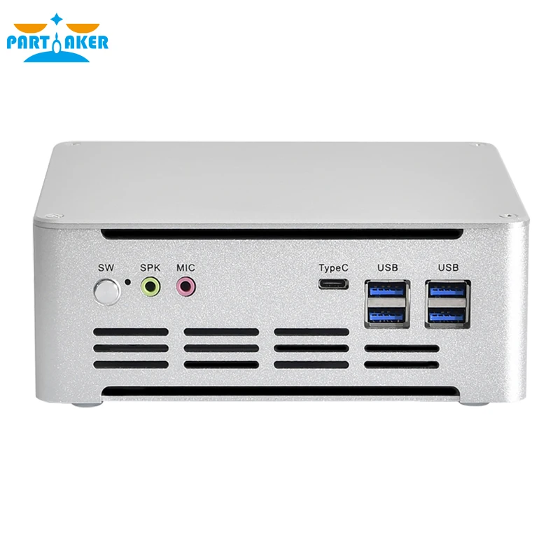 Причастник Мини ПК Intel Core i5 7300HQ i7 7820HK DDR4 Windows 10 Linux 4K игровой UHD HTPC HDMI DP Minipc