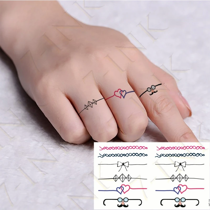 Водопереводная татуировка милая водоотталкивающая розовая Цветочная боди арт