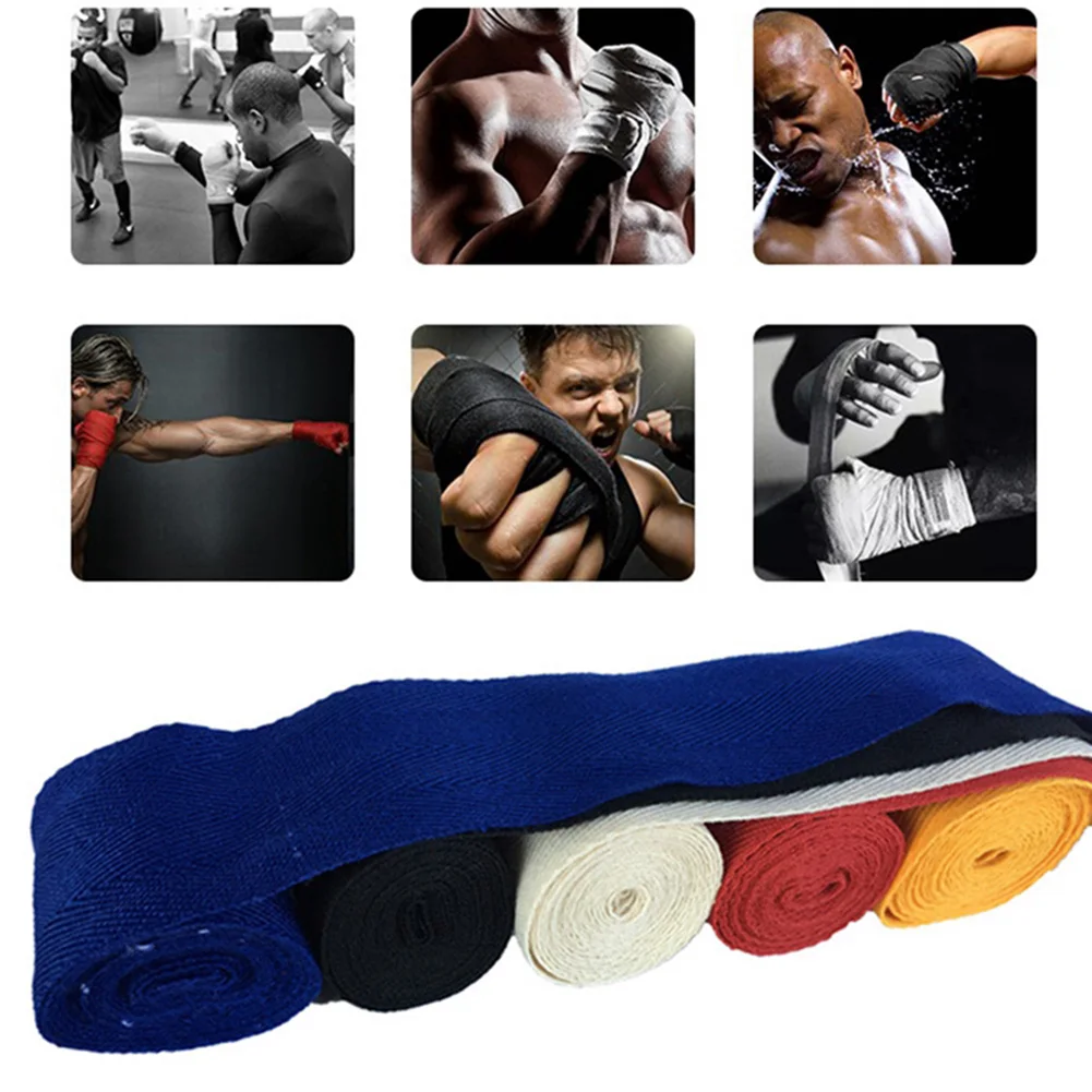 

Cotton Boxing Wristband Fighting Wrestling Strap Hand Strap Sports Hand Guard Boxing Strap Protectorve