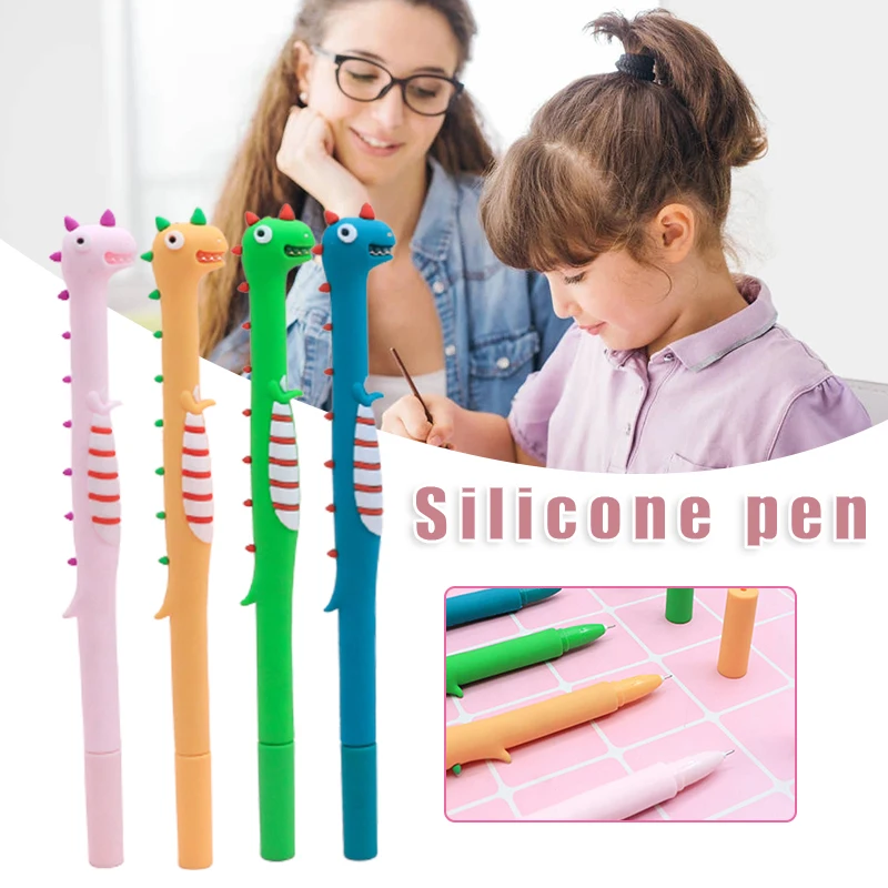 Cute Cartoon Dinosaur Gel Pen Multipurpose Pen Creative Stationery Great Gifts For Children Students Office School Supplies Pen