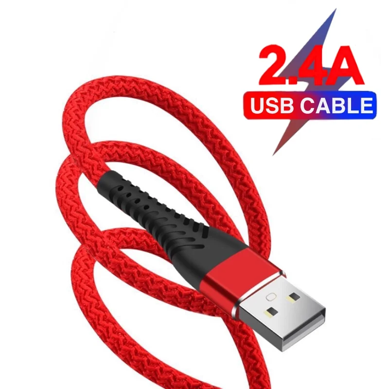 2.4A Русалка мобильный телефон USB кабель быстрой зарядки дата провод для samsung huawei