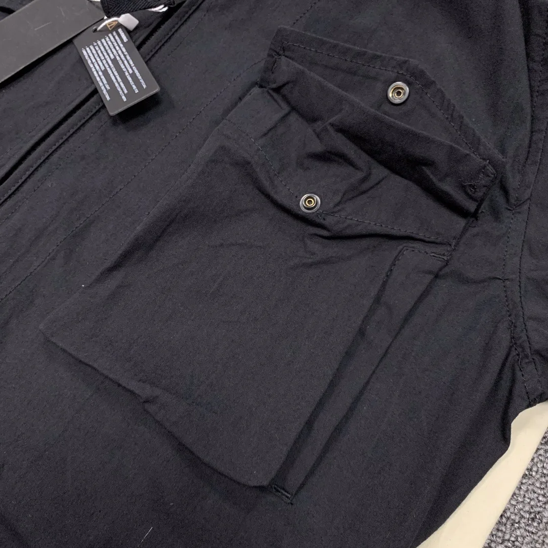 

ISLAND Spring STONE and Autumn GHOST Ghost Series Multi-pocket Tooling Style Men and Women Thin Zipper Jacket