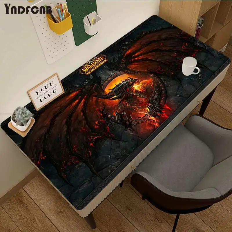 

World Of Warcraft Top Quality Comfort Mouse Mat Gaming Mousepad Size For Large Edge Locking Speed Version Game Keyboard Pad