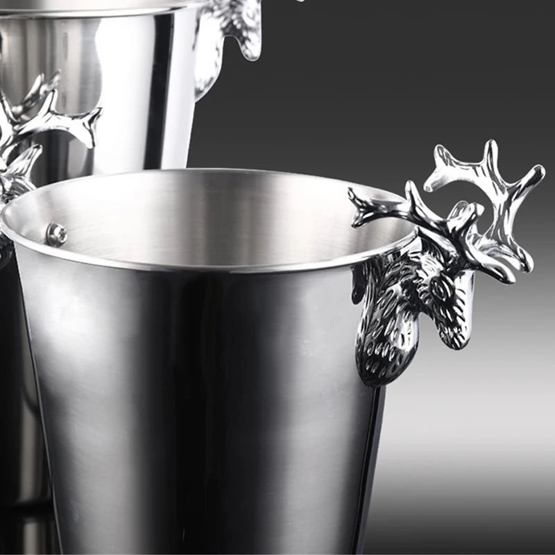 3л ведро для льда из нержавеющей стали вина охладитель бутылок шампанского пива