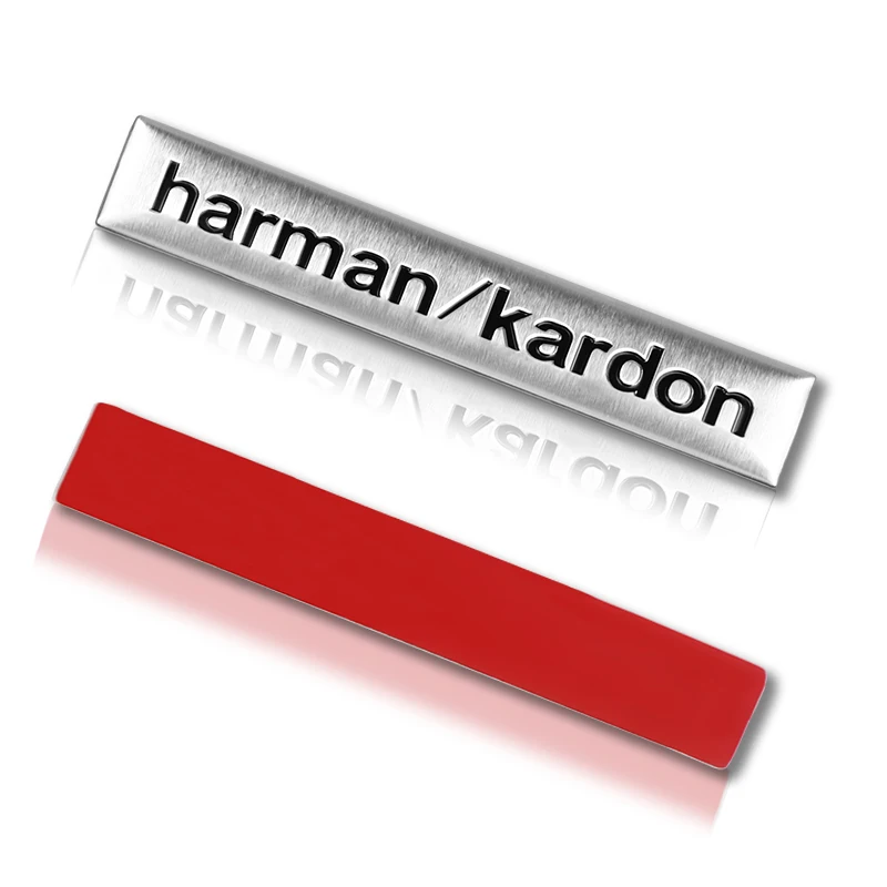 10pcs Car Speaker Audio sticker 3D Harman/kardon Badge Emblem Decoration Stickers For Nissan Tiida Teana Juke NOTE X-trail | Автомобили и