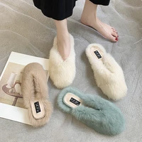 womens winter slippers comfort shoes for women slippers ladies fluffy flat sandals for women fashion shoes warm womens slippers
