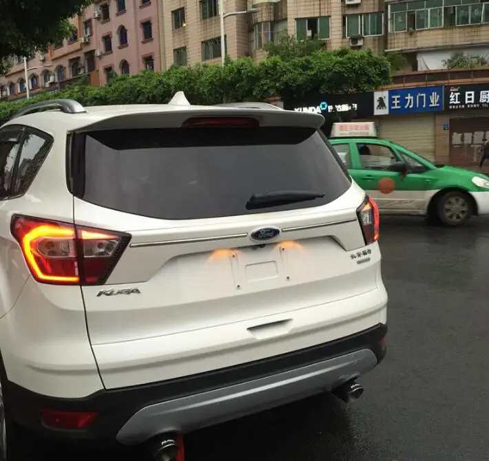 Высокое качество ABS заднего крыло багажника выступ Спойлеры для Ford Kuga ESCAPE 2013