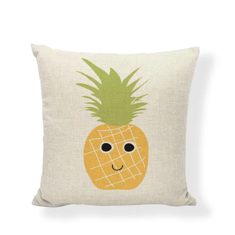 Чехол illow мультяшная Подушка &quotАнанас&quot декоративная подушка для дома чехол
