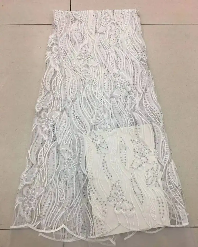 

lace fabric ZH-152 high quality embroidered lace fabric