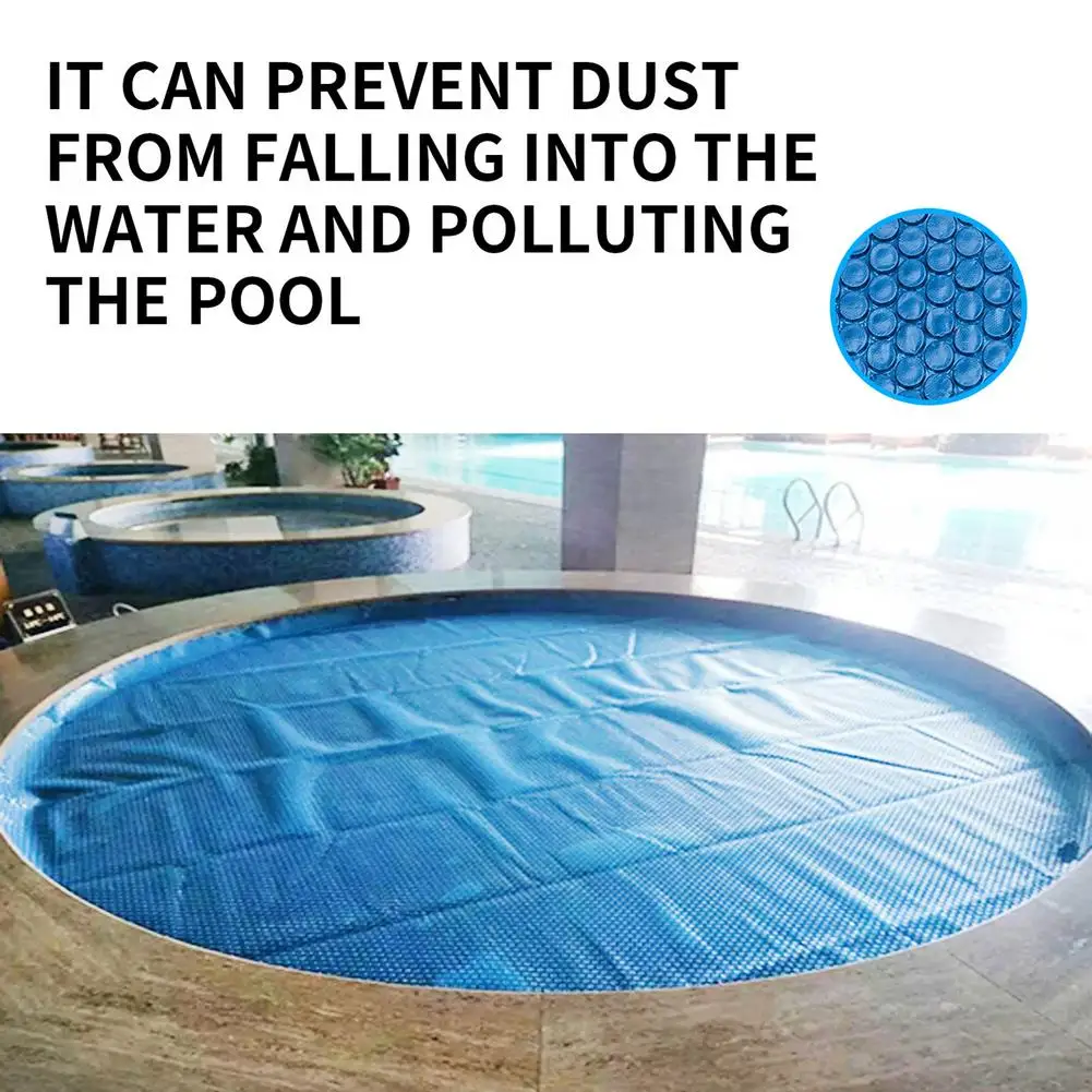 

Pool Solar Tarpaulin Thick Solar Film Cover For Water Heating Reduce Water Blackening Used In Any Swimming Pool Round/square