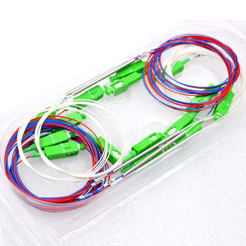 10 шт. Новый горячий 1:2 конический тип SC/APC оптический волоконный сплиттер