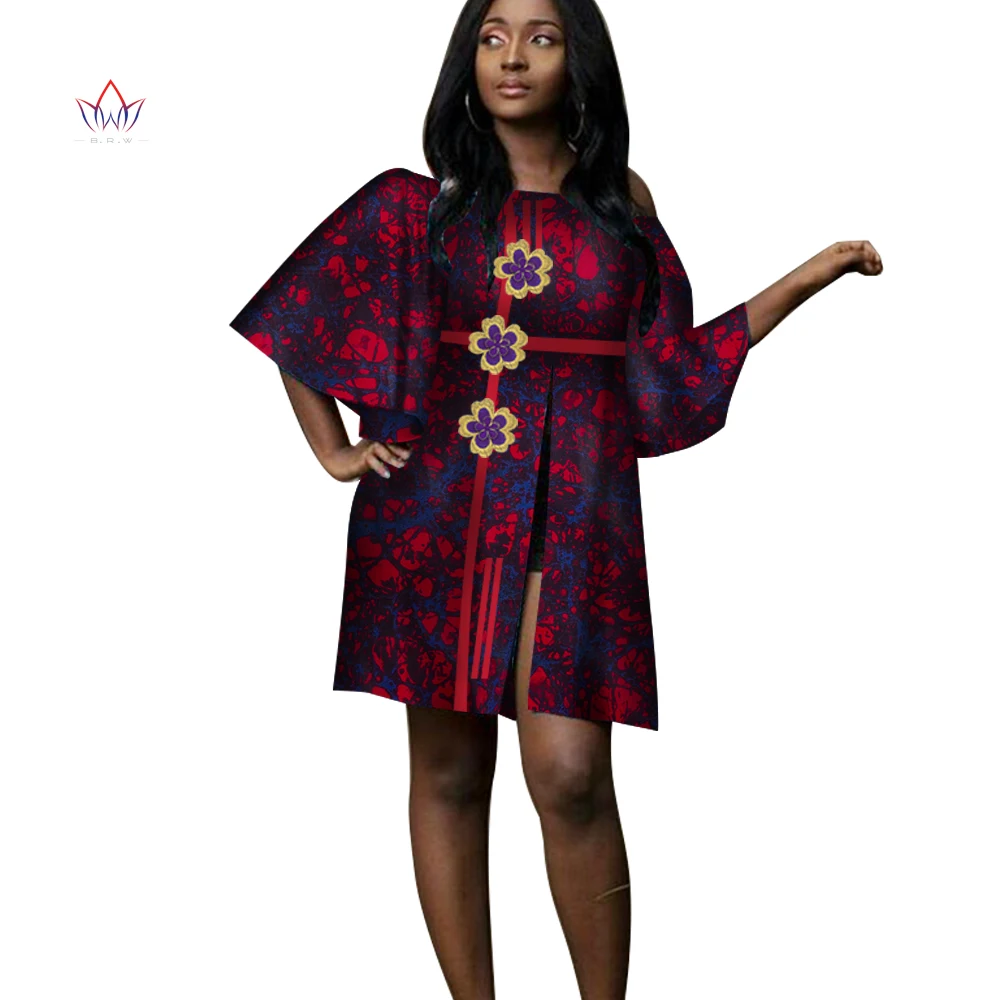 Модные африканские платья с принтом для женщин Bazin Riche сексуальные кружевные