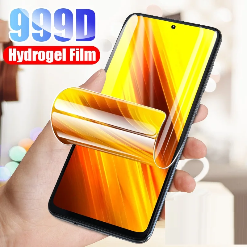 Защитная Гидрогелевая пленка для Poco X3 NFC X2 M2 F2 Pro Xiaomi Mi 10T 10 Ultra Lite 9T (не стекло) |