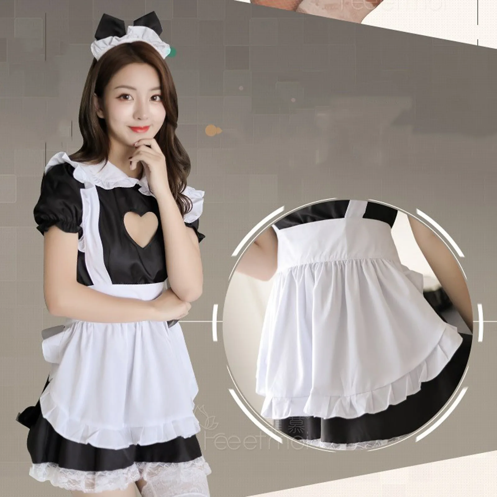 

Dresses Women Dress Lovely Maid Cosplay Costume Animation Show Dresses Japanese Outfit Dress Loose Clothes D4