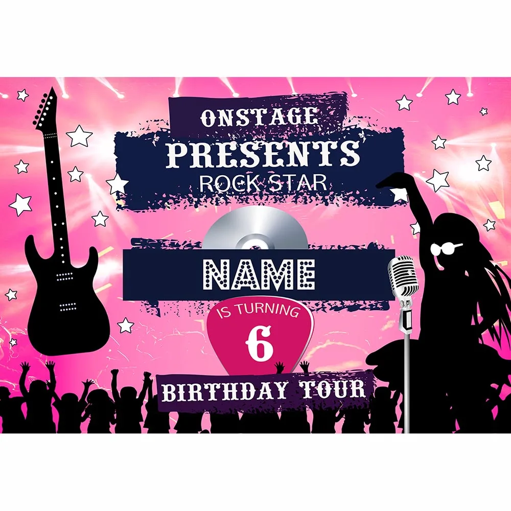 Студийный Фотофон Allenjoy 80-х годов музыка блеск рок звезда Стиль Гитара певец день