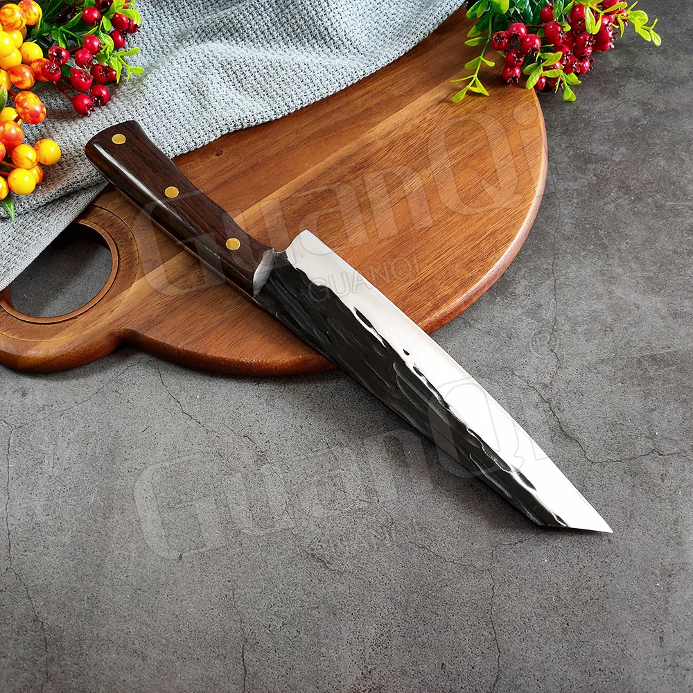 Stainless Steel Kitchen Cleaver Knives Cutting Meat Vegetable Slicing Chef Knife Sharp Forged Cooking | Дом и сад