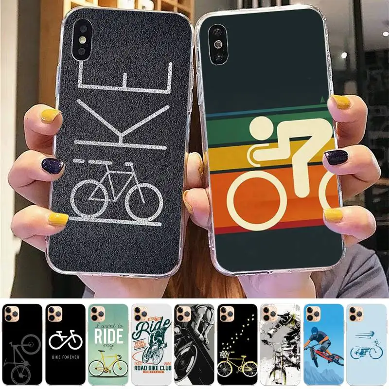 

Bicycle Bike Sport Phone Case for iphone 13 11 12 pro XS MAX 8 7 6 6S Plus X 5S SE 2020 XR case