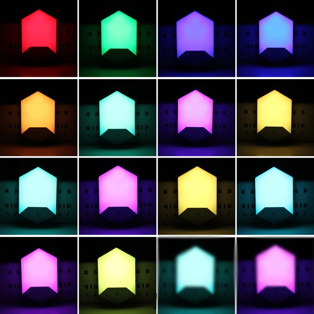 16 Colors LED Night Light With Remote Control Dimmable Baby Lamp Bedroom Bedside Decorative 4 Modes For Stairs Home | Лампы и
