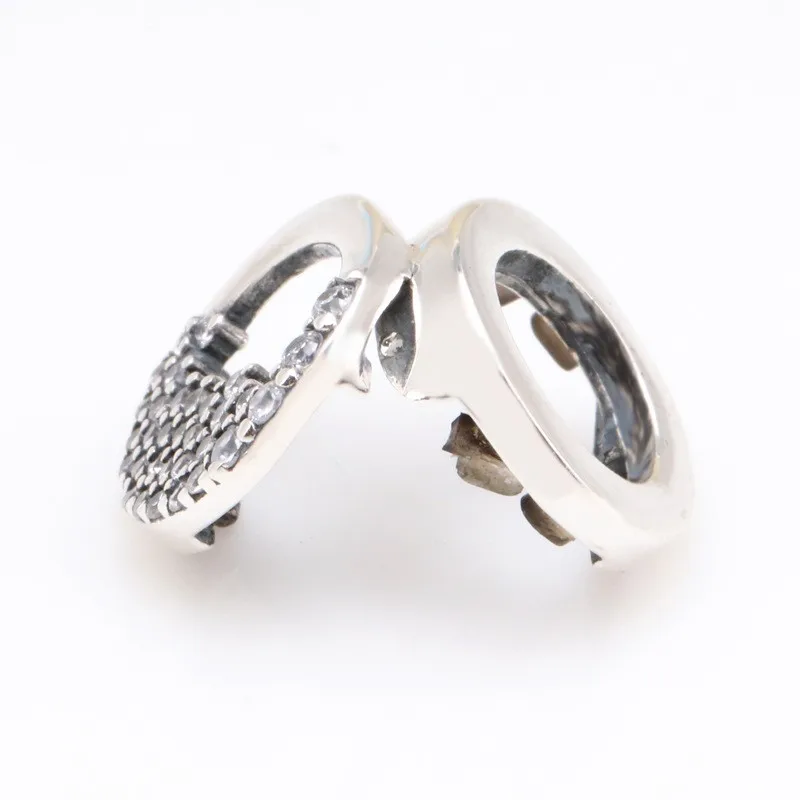 

Original 925 Sterling Silver Bead Glitter Ice Cone Fixing Clip Fit Pandora Women Bracelet & Necklace Diy Jewelry