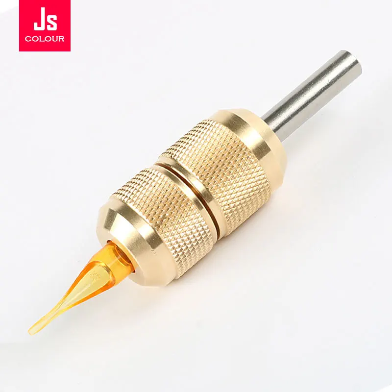 

High Quality Tattoo Machine Grip Tube Copper Stainless Steel Self-Lock 25mm For Cartridge Needles Tattoo Supplies Free Shipping
