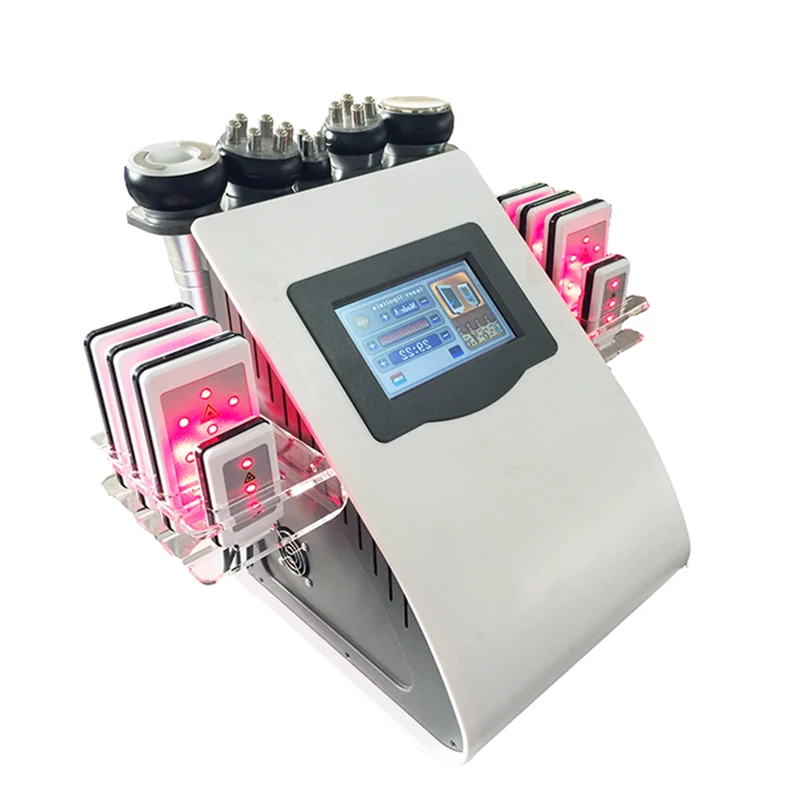 

5 in 1 Ultrasonic Liposuction 40K Cavitation Vacuum Multipolar Bipolar Laser Slimming Weight Loss Skin Body Salon