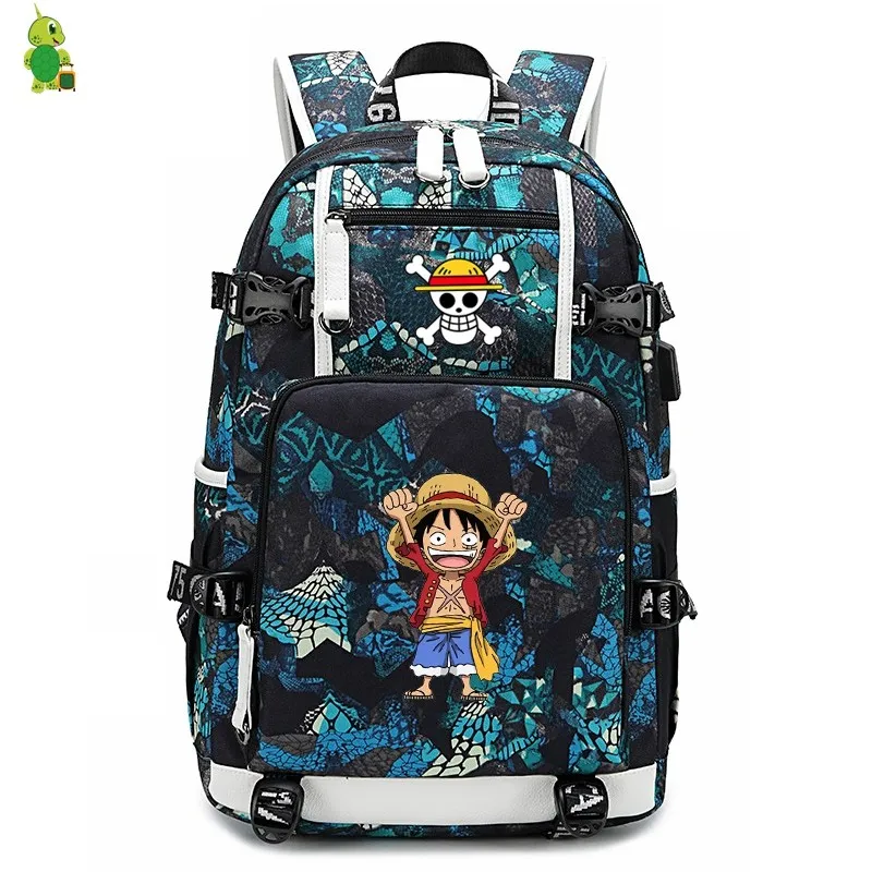 Аниме цельный рюкзак для ноутбука школьные сумки девочек-подростков мальчиков