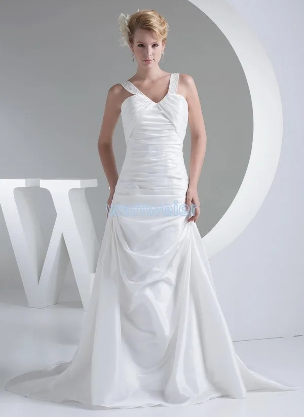 

free shipping 2017 new design hot seller white custom size/color small train bridal gowns gorgeous mermaid alibaba wedding dress