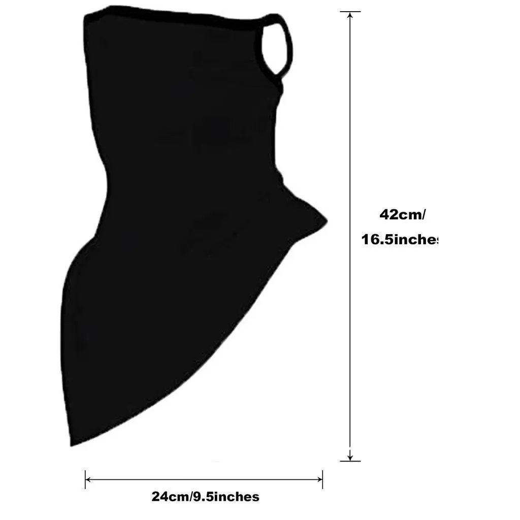 

2PCS Unisex Motorcycle Face Mask Protection Neck Scarf Headwear For Outdoors Sports Mouth Cover Soft Warm Fleece Bike Half Cover