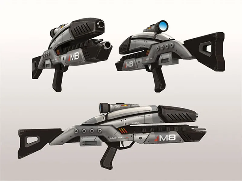 1:1 Mass Effect M8 для Мстители шаг 3D Бумага модель ручной DIY науки Художественная
