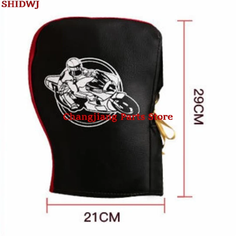 

2pcs Waterproof Motorcycle Gloves Warm Covers Motor Handlebar Snowmobile Winter Unisex Covers