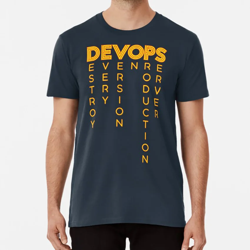 Тёмно-синий DEVOPS-настоящее определение DEVOPS футболка devops компьютерный nerd Программист-фанат Забавный саркастический классный милый Программирование - Цвет: Тёмно-синий