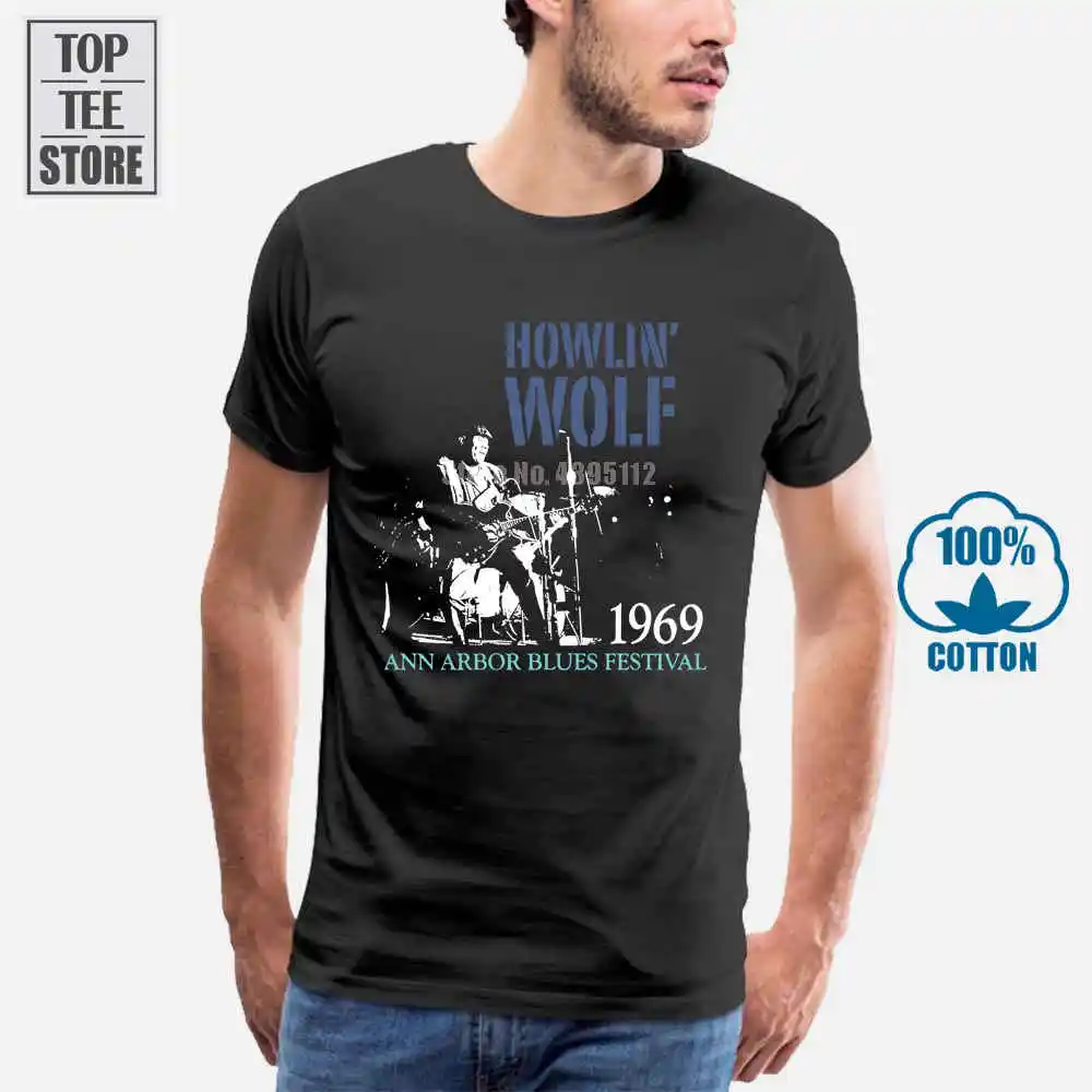 Футболка Howlin Wolf Blues Festival футболка размеров M L Xl 2Xl брендовая новая официальная |