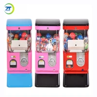 zhutong capsule toy vending machine coin mechanism operated gashapon vending machine