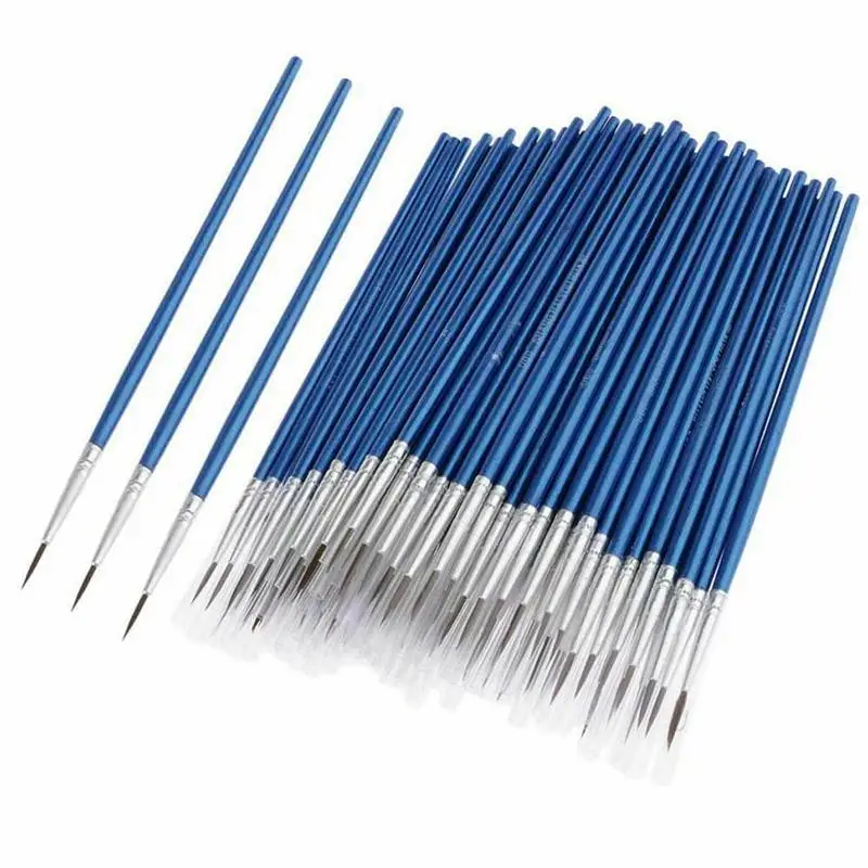 Кисти для рисования акварелью и гуашью 100 шт./компл. набор кисть линии