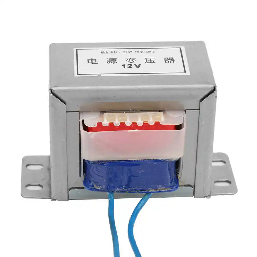 

220V 50Hz 80W EI type Low-Frequency Isolated Electric Power Transformer 12V/24V