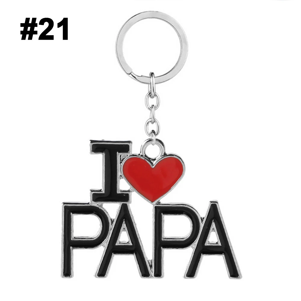 Рюкзак брелки подарок Семья нейтральный Стиль красивые супругов с принтом I Love Dad