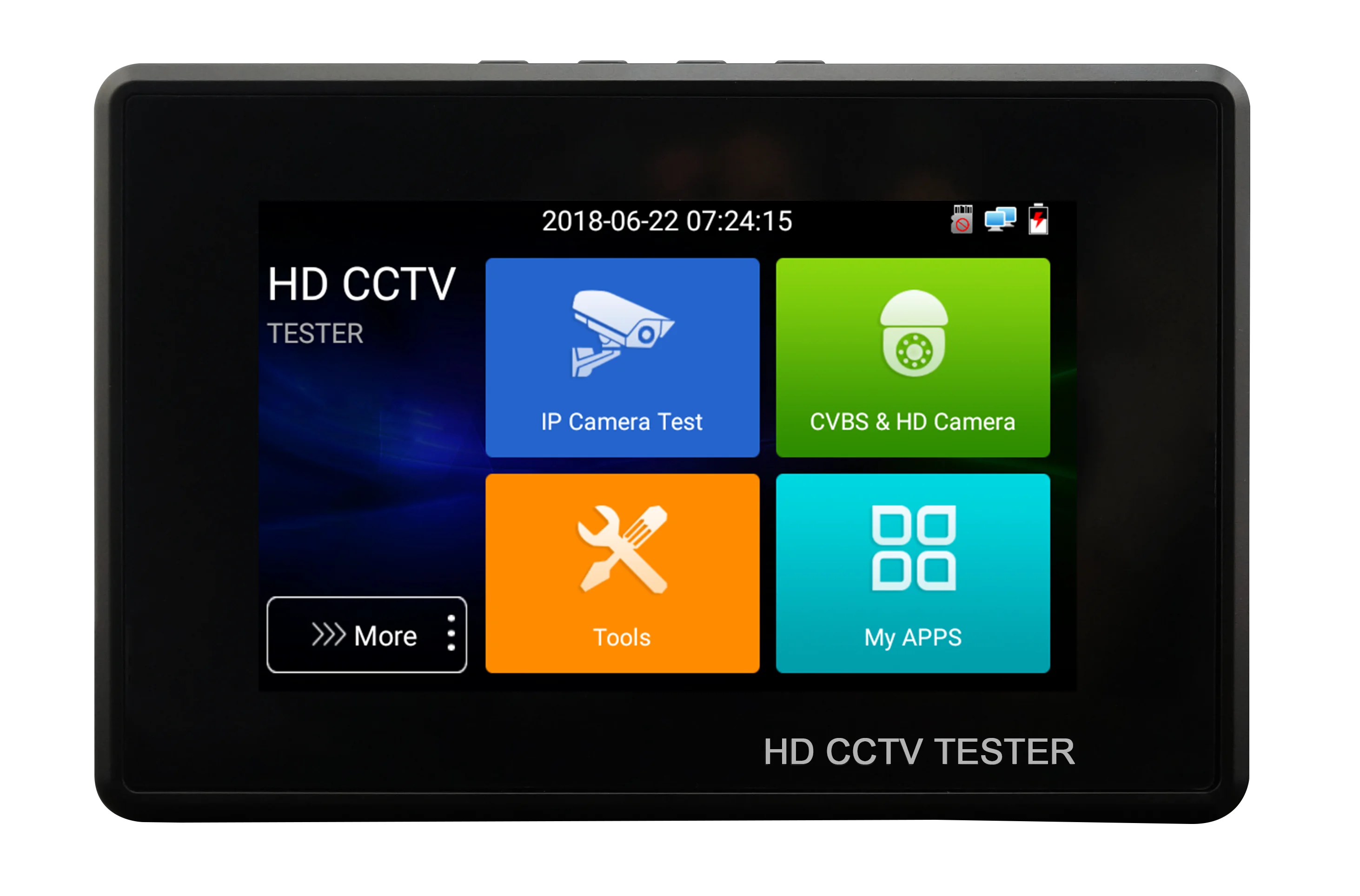 Upgrade IPC-1800 PLUS CCTV IP Camera Tester H.265 4K 8MP TVI CVI AHD Analog 5-in-1 Wrist Monitor Wifi on переводится на русский язык следующим образом: Апгрейд IPC-1800 PLUS тестер для камер наблюдения CCTV IP H.265 4K 8Мп TVI CVI AHD Analog 5 в 1 Монитор