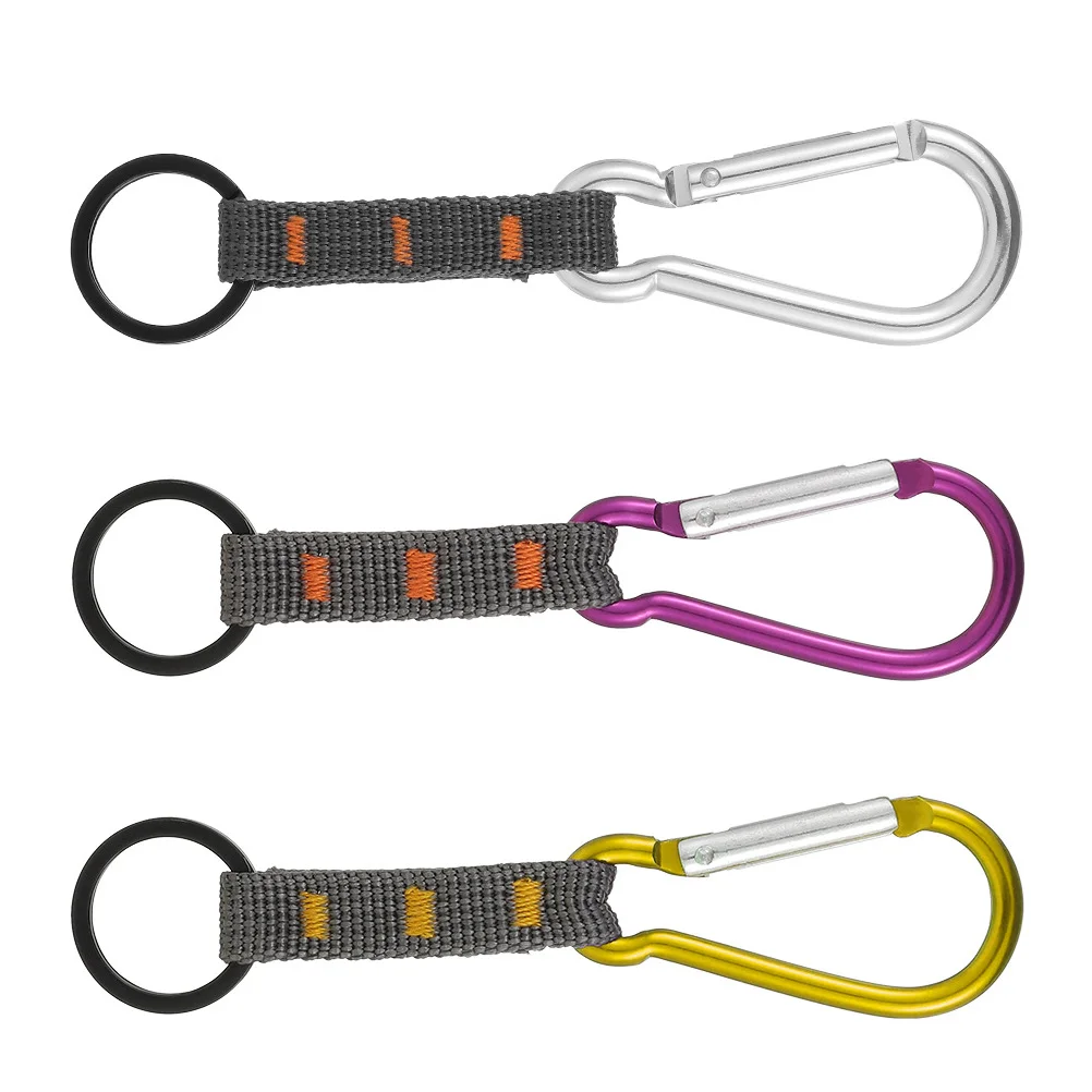 

3Pcs Multi-function Carabiner Portable Keychain Climbing Buckle Outdoor Buckle