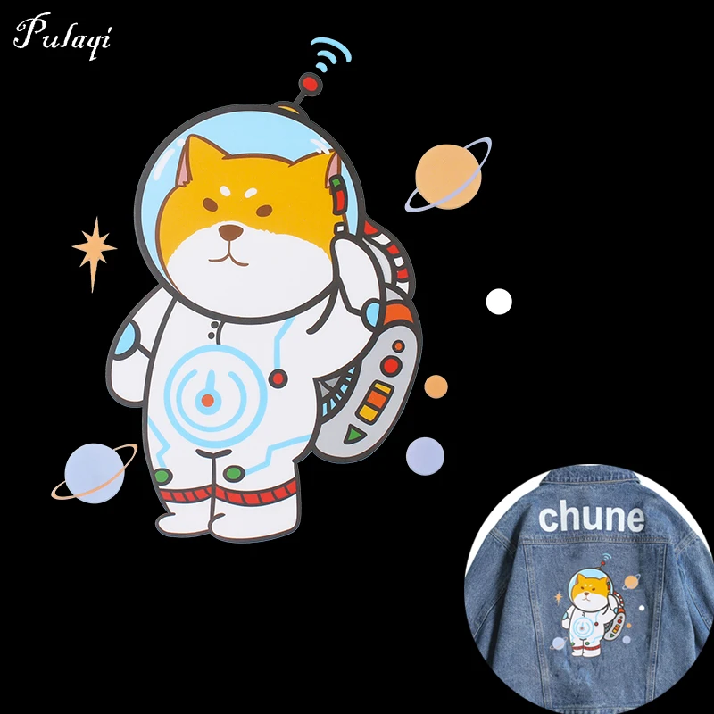 Pulaqi мультяшный виниловый милый Космический Кот в полоску Железный На переноске