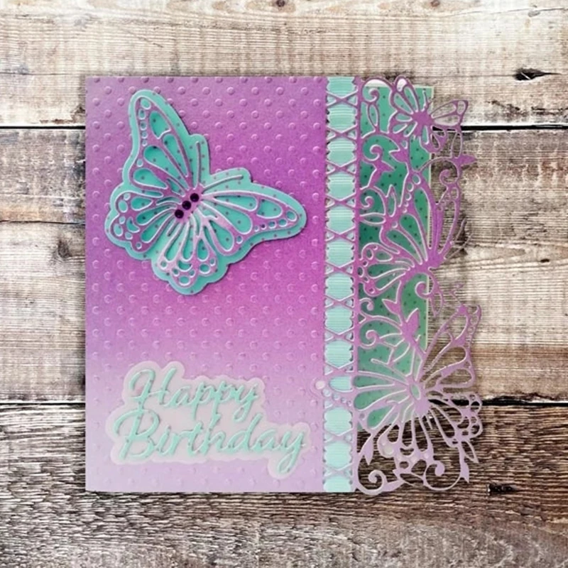 

Panalisacraft butterfly background Metal Cutting Dies Stencils for DIY Scrapbooking/album Decorative Embossing DIY Paper Cards