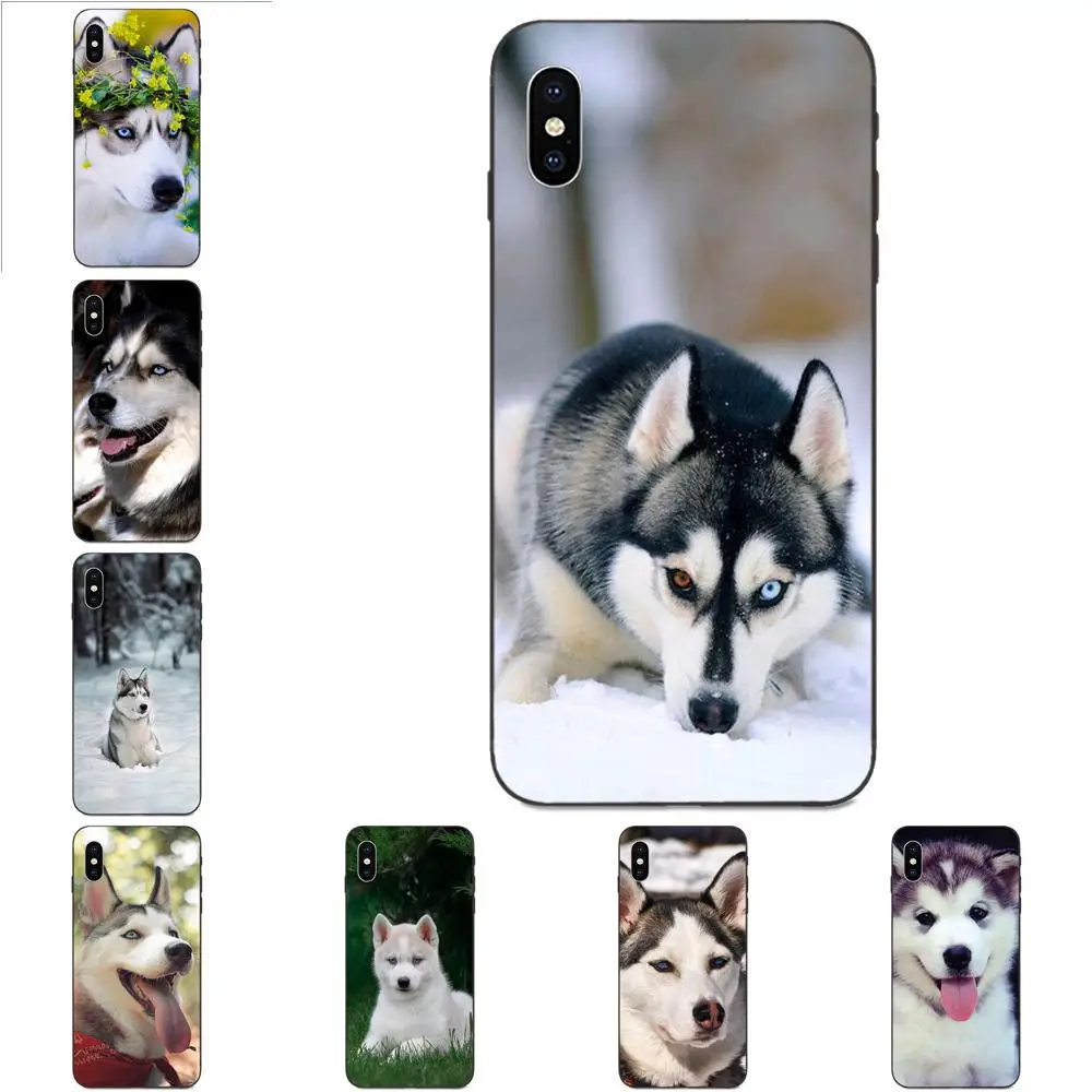Мягкий силиконовый черный чехол из ТПУ для Xiaomi Redmi Mi Note 2 3S 8 9 Lite SE Pro Alaskan Malamute Siberian