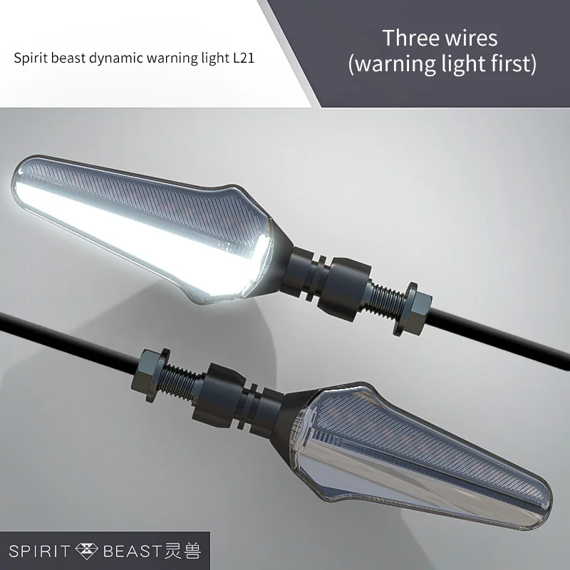 

Сигнал поворота для мотоцикла, Аксессуары для мобильных устройств, декоративный светодиодный индикатор 12 В, супер яркие огни для мотоцикла, водонепроницаемые, spirit beast