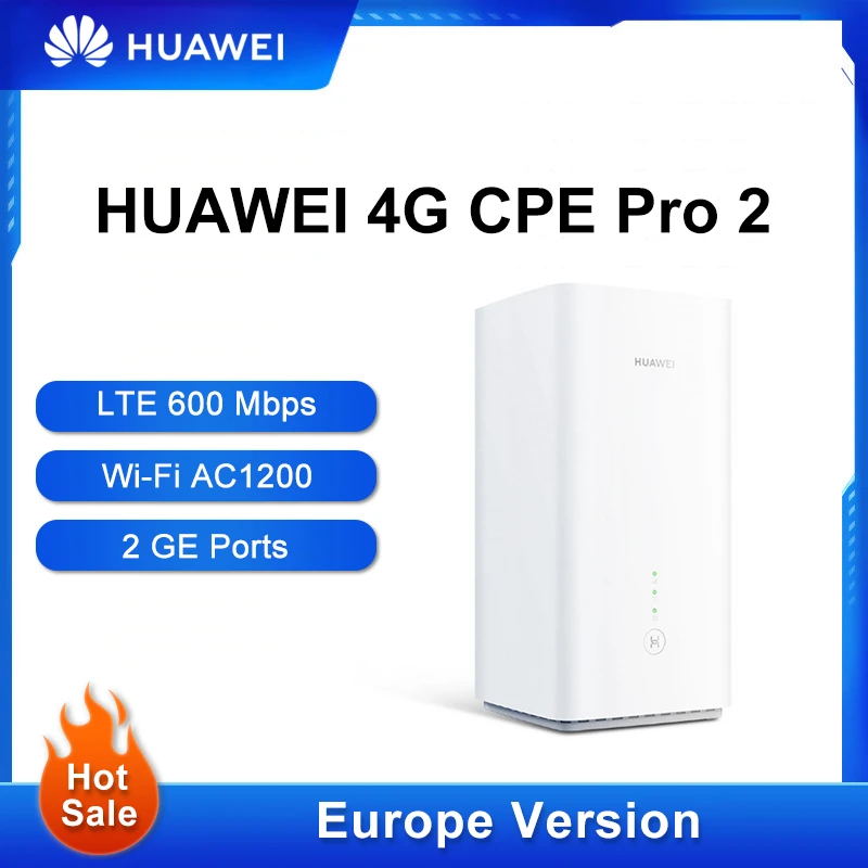 Разблокированный роутер HUAWEI CPE Pro 2 B628-265 со слотом для Sim-карты скорость до 600 Мбит/с