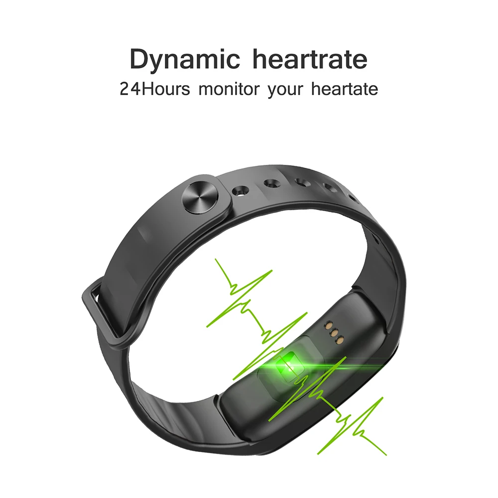Цветной экран умный Браслет PK C1S водонепроницаемый монитор HeartRate здоровье