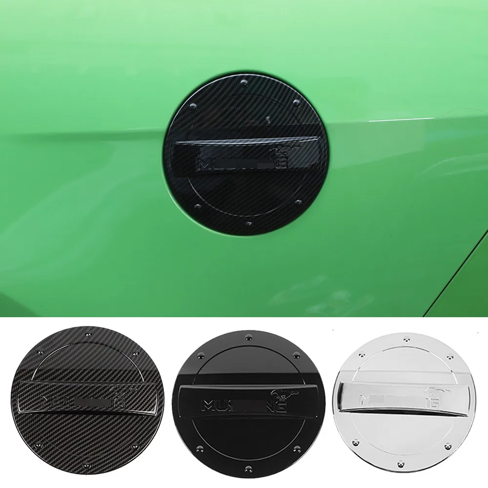 

ABS Exterior Fuel Filler Tank Gas Cap Door Decorative Cover Trim Fit for Ford Mustang 2010-2014 Car Accessories