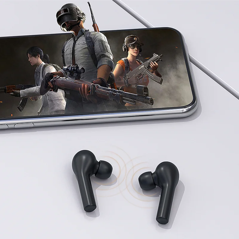 Xiaomi T5, беспроводные Bluetooth наушники, наушники-вкладыши, Беспроводная зарядка, наушники с шумоподавлением, гарнитура, наушники для телефона