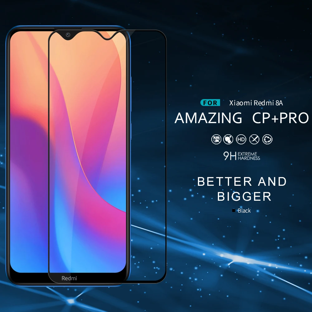 Nillkin стекло для Xiaomi Redmi 8A/Redmi 8 CP + Pro Полное Закаленное протектор экрана