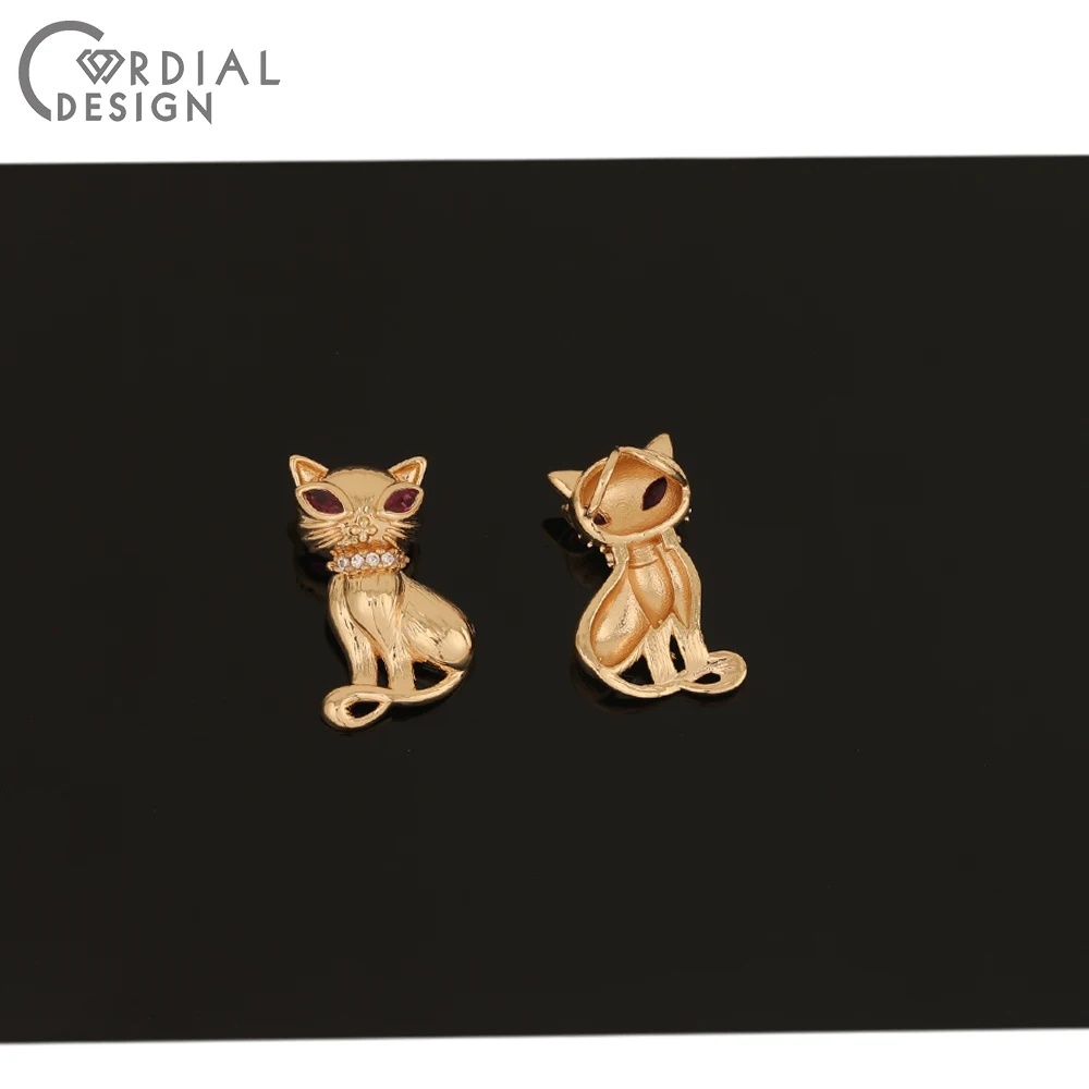 

Cordial Design 50Pcs 13*22MM Jewelry Accessories/DIY Necklace Making/Charms/Jewelry Findings & Components/Hand Made/CZ Pendant