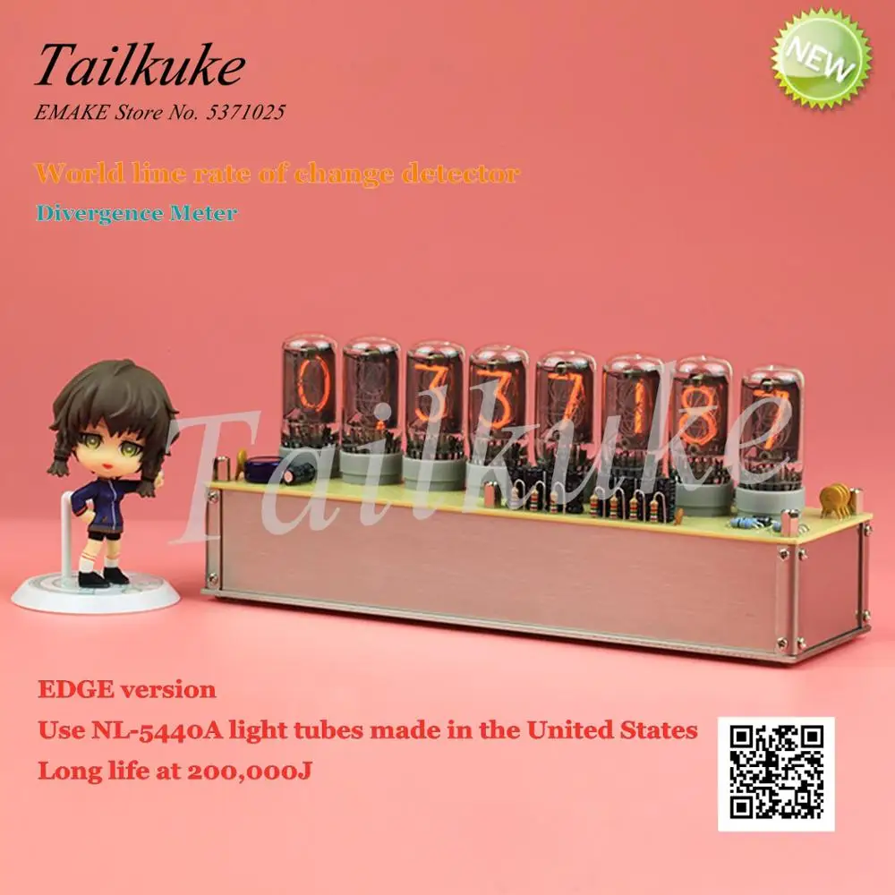 

World Line Rate of Change Detector Divergence Meter Steins; Glow Clock