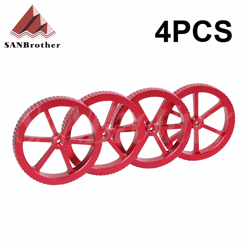 

4PCS Hotbed Leveling Nut Heated Bed Spring Adjustment Nut 3D Printer Parts For Ender-3 Ender-5 CR-10 CR10S PRO Heatbed